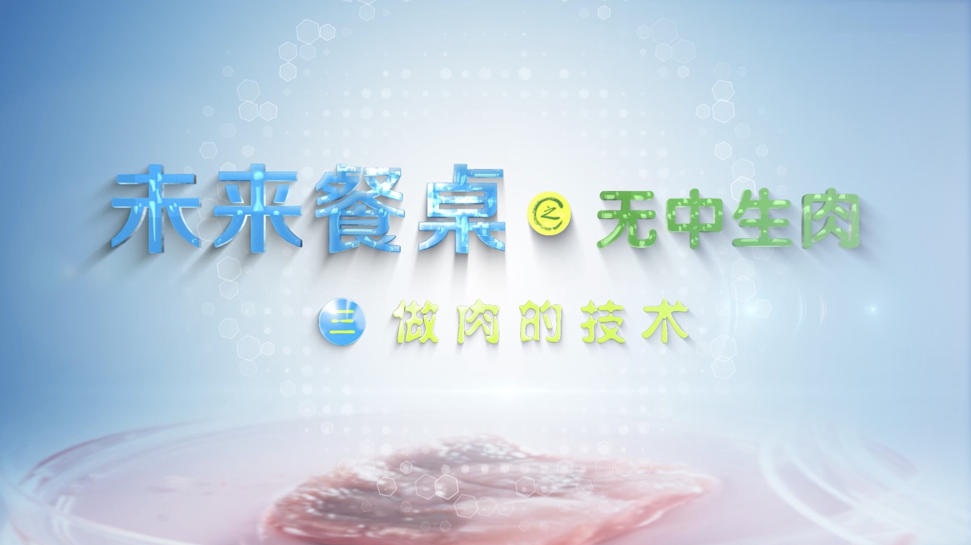 科普纪录片《未来餐桌之无中生肉》第三集：做肉的技术